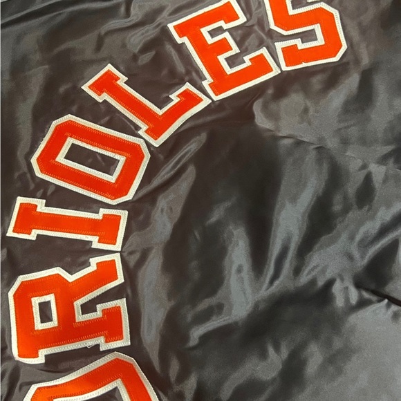 NWOT Vintage 80s Chalkline Spell Out Jacket MLB Baltimore Orioles - Picture 9 of 9